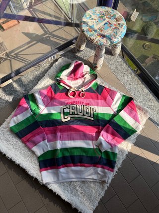 Felpa Gaudì a righe multicolor
