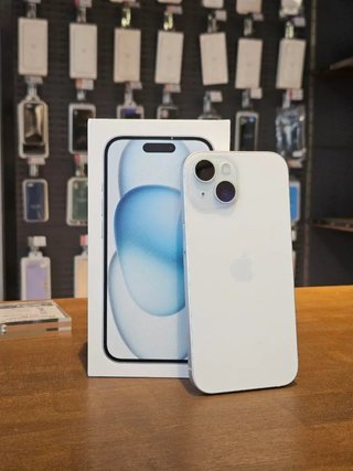 IPHONE 15 128GB AZUL 100% BATERÍA.