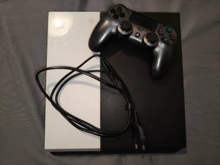 PS4 (PlayStation 4) Personalizzata bianco/nero