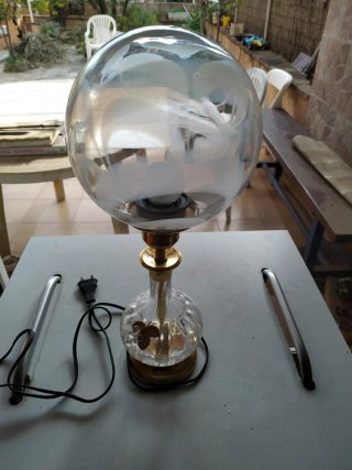 Lámpara de mesa vintage
