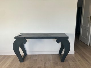 Mesa consola de madera negra