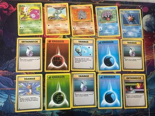 Lote 15 Cartas Pokémon Vintage