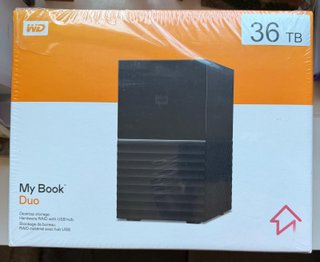 WD 36TB My Book Duo Disco Duro externo