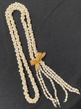 Collar de Perlas y Plata