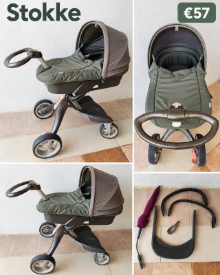 Carrito Stokke Xplory Verde y mucho mas