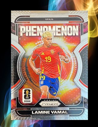 Carta Lamine Yamal Phenomenon 2026 Panini Prizm