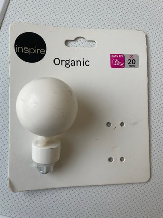 Embellecedor para tubo de cortina 20mm Inspire