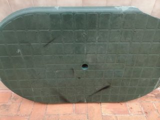 Mesa Jardín Terraza Plástico Verde 140x80