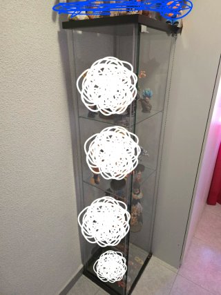 Vitrina IKEA de cristal
