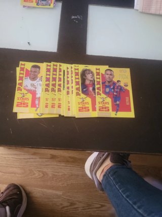 12 Cromos Panini Stars on 25