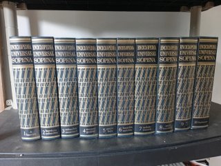Diez Tomos de diccionario enciclopedia  Sopena