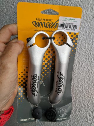 Cuernos Bici Amoeba JY-880 - Extensiones Manillar