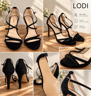 Zapatos de tacón LODI ante negro Talla 39