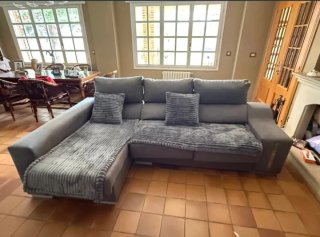 Sofá Chaiselongue Gris