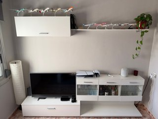 Conjunto Mueble TV Blanco