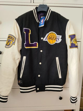 Chaqueta Beisbolera NBA Lakers