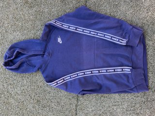 Felpa Nike Blu con Logo