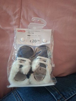 Scarpine neonato Prenatal taglia 15-16