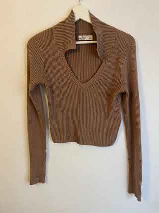 Jersei Hollister Marrón Talla S