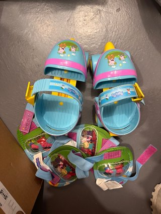 Pattini per bambini Peppa Pig con protezioni