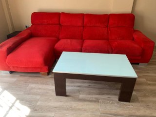 Conjunto de sofa, Mesa de Centro y mesa comedor.