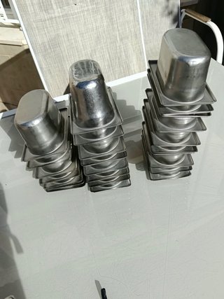 Set de 18 Recipientes Gastronorm de Metal