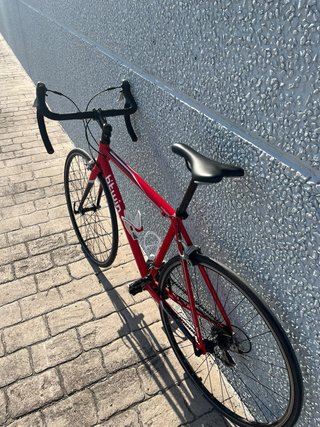Bicicleta de Carretera Btwin Triban Roja