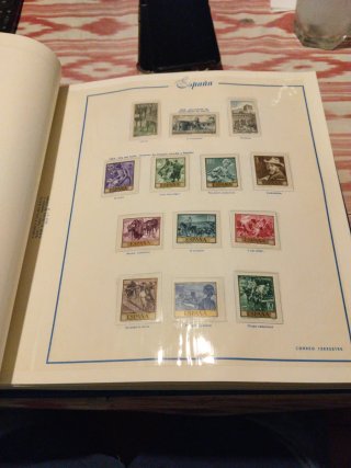 Sellos España Año 1964 con fijasellos