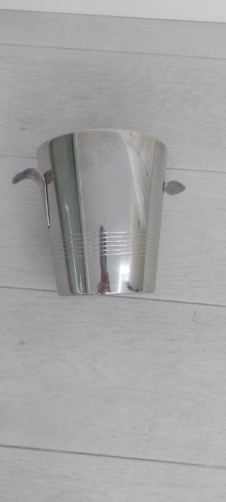 Cubitera de Metal Plateada