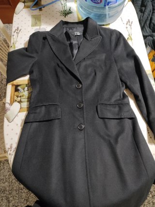 Abrigo paño mujer Zara talla M-L