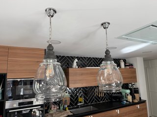 Set di 2 Lampade in Cristallo