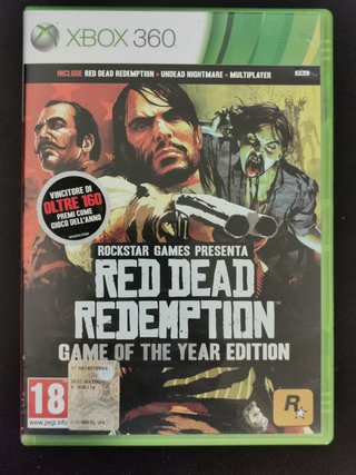 Red Dead Redemption Game of the Year Xbox 360