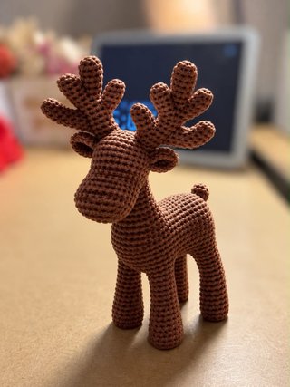 Reno Navideño de Ganchillo