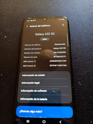 Samsung Galaxy A32 5G 128GB Negro