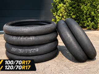Neumáticos Slicks Moto3 100/70R17 y 120/70R17