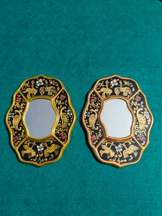 2 Specchi Artigianali Vintage dal Perù