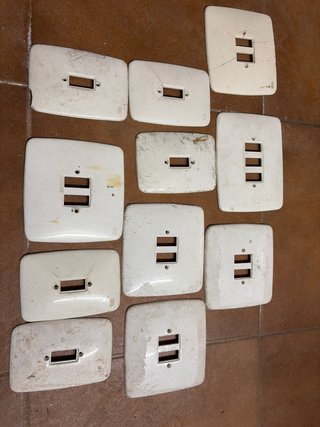 Lote de 10 marcos embellecedores para interruptor