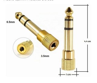 adaptador jack para amplificadores