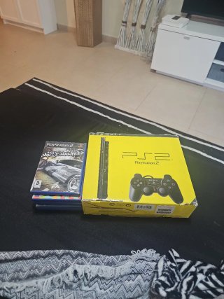 Consola PS2 (PlayStation 2) con juegos