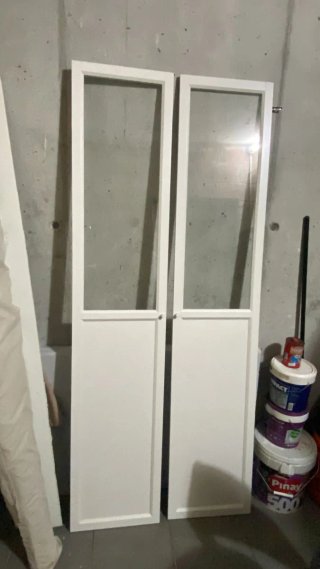 2 Puertas de Armario Ikea con Cristal