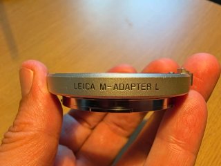 Leica M-Adapter L Plata - Adaptador M a Montura L