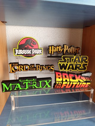 Letreros de Sagas de Películas