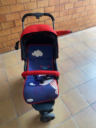 Silla de paseo Asalvo roja