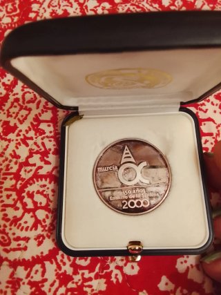 Moneda Plata 150 Años Entierro de la Sardina