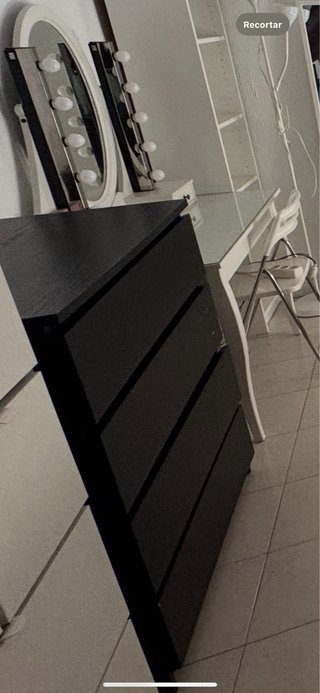 Cajonera IKEA Negra