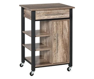 Carrello da Cucina Portavivande con Cassetto, Mens