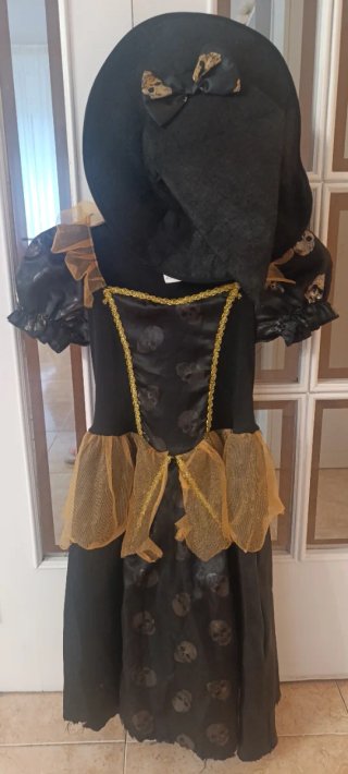 Disfraz de Bruja para Niña (7-9 años)