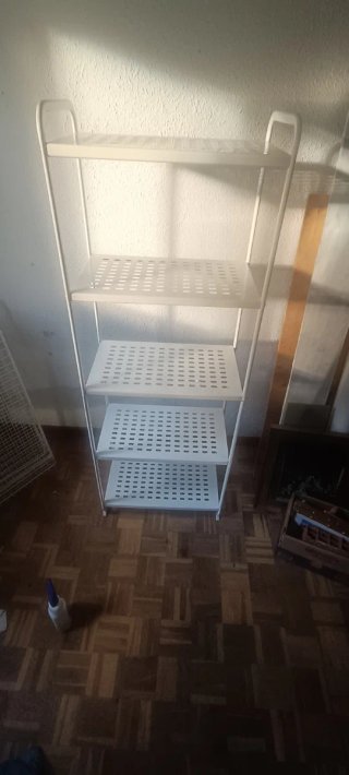 Estantería Metálica Blanca