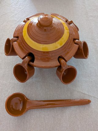 Pote de Queimada Gallega de Cerámica 6 tazas