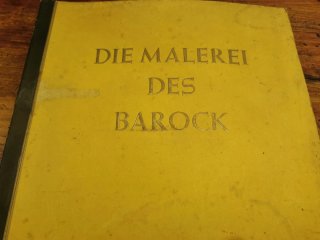 Álbum de cromos antiguo Die Malerei des Barock